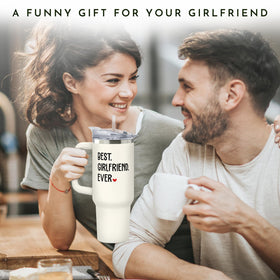 Suchagift girlfriend gift idea tumbler ideal for anniversaries or birthdays.