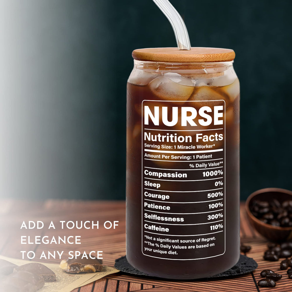 Suchagift nurse gift can glass arrives in gift-box packaging.
