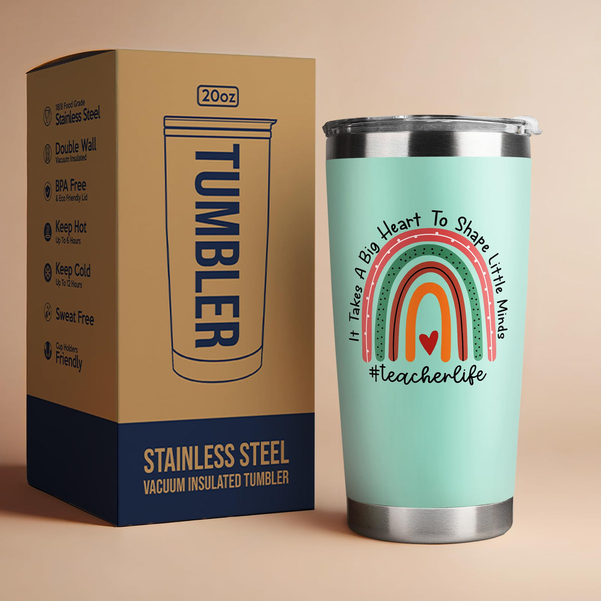 SUCHAGIFT mint cup is ideal for coffee, tea, or water.