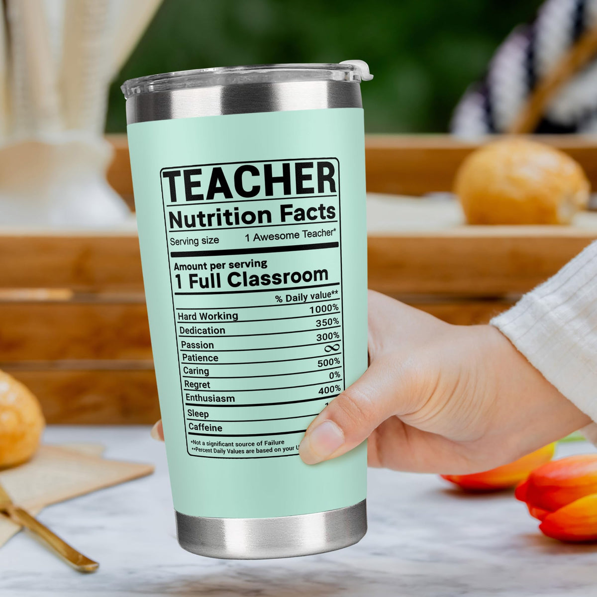SUCHAGIFT spill-resistant lid prevents leaks during commutes.
