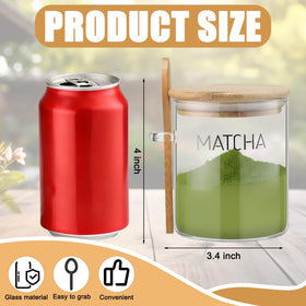 Suclain glass storage jar with airtight lid holding coffee beans securely.