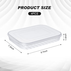Suclain Bacon Keeper stackable in fridge saves space and supports meal prep.