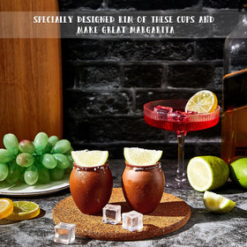 Suclain jarritos-de-barro style mini cups for festive table settings.