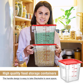 Suclain stackable corners design for space-saving storage.