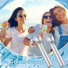 Suclain anti-freeze design helps scoop hard ice cream easily.