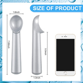 Suclain gelato scoop with spear tip for precise portions.