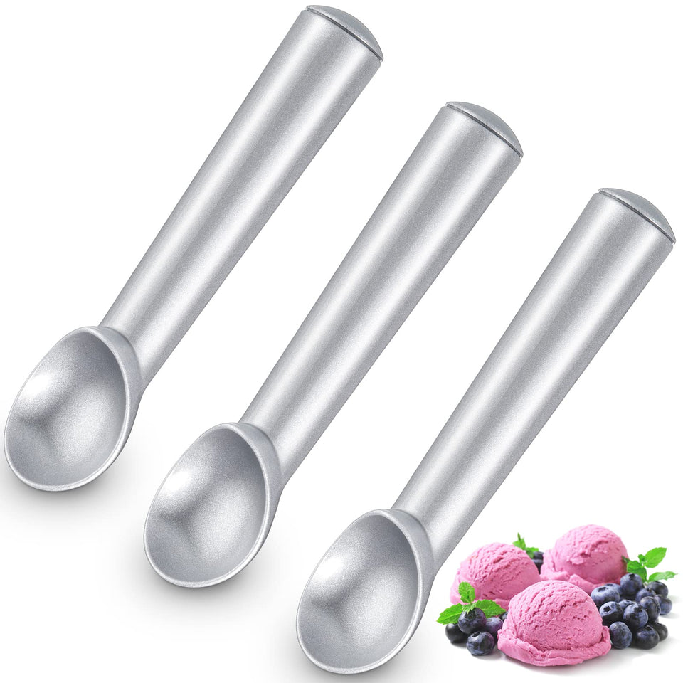 Suclain ice cream scoop set with ergonomic handle for smooth serving.