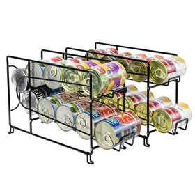 SUFAUY can dispenser front view showing compact, space-saving organization for pantries