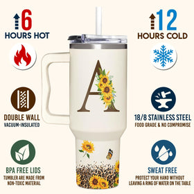 SUFAVN 18-8 stainless steel 40oz tumbler—durable and rust resistant
