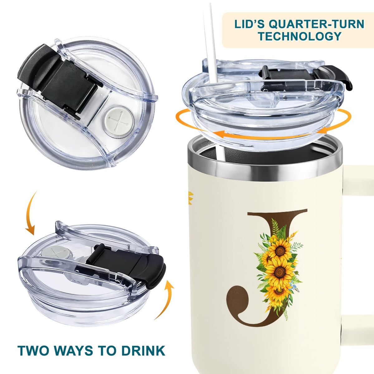 SUFAVN detailed sunflower design embossing for a stylish gift-worthy look.