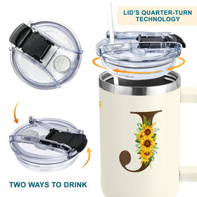 SUFAVN detailed sunflower design embossing for a stylish gift-worthy look.