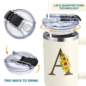 SUFAVN double-wall vacuum insulation tumbler preserves hot or cold beverages longer