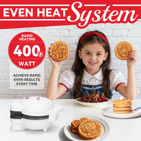 SugarWhisk 8 plates interchangeable patterns display a fun waffle variety.