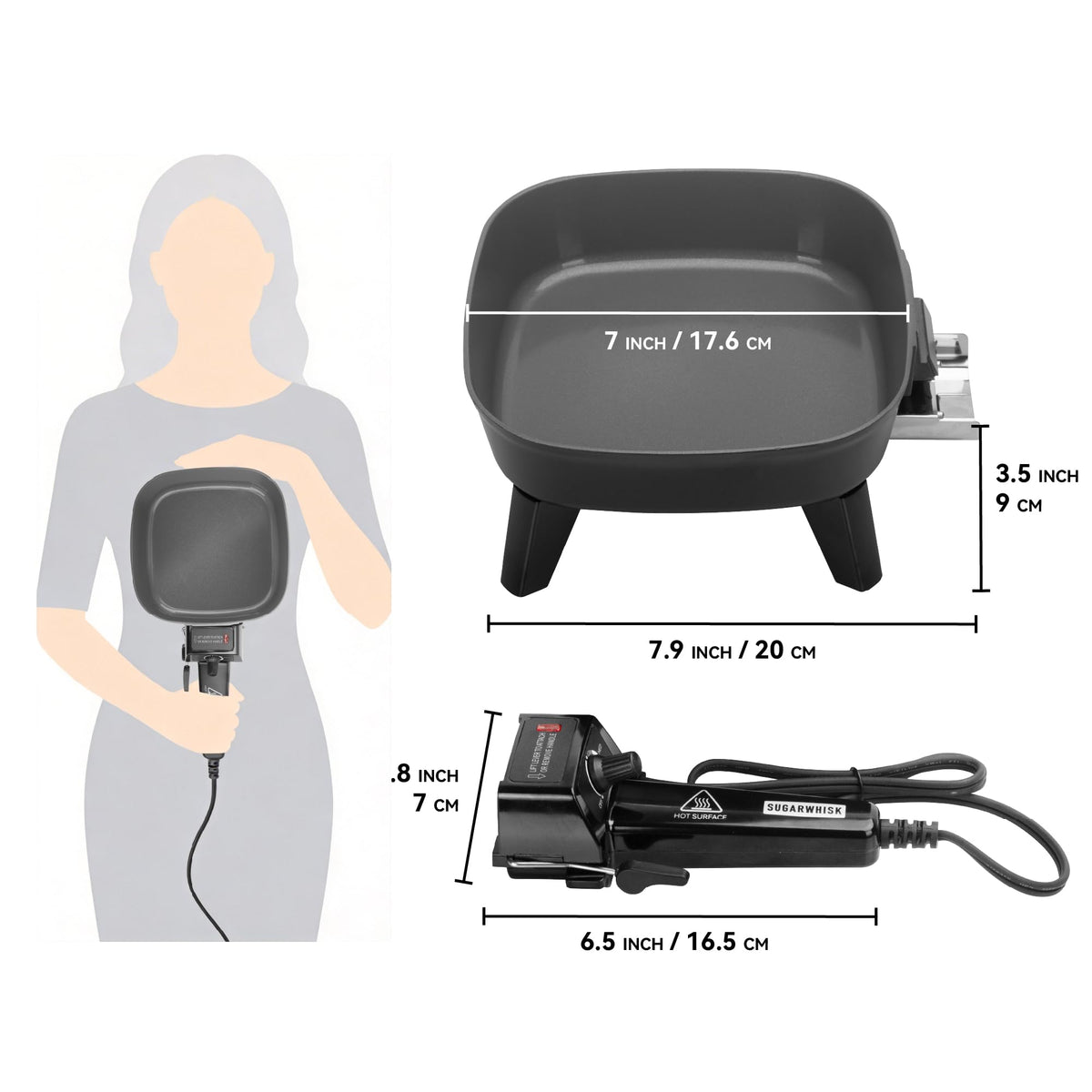 SugarWhisk camp-ready portable skillet for on-the-go meals