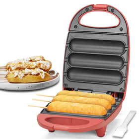 SugarWhisk electric corn dog maker front view for quick family snacks.