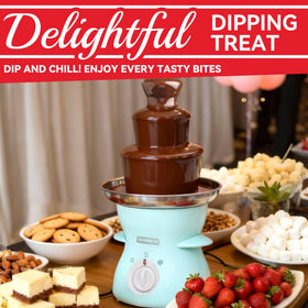 SugarWhisk fruit-dipping station ready for fresh fruit and treats.