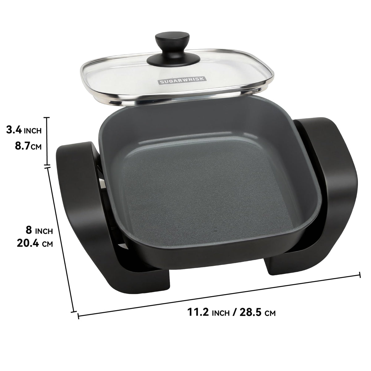 SugarWhisk gift-ready design in graphite finish appeals as a thoughtful kitchen gift