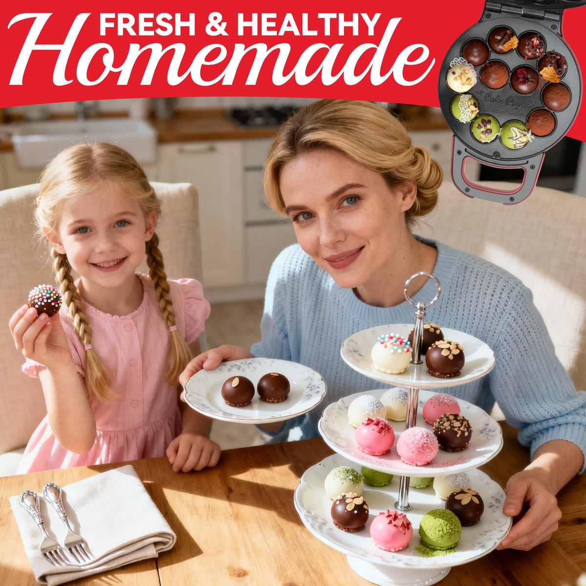 SugarWhisk kids decorating cake pops looks fun and safe