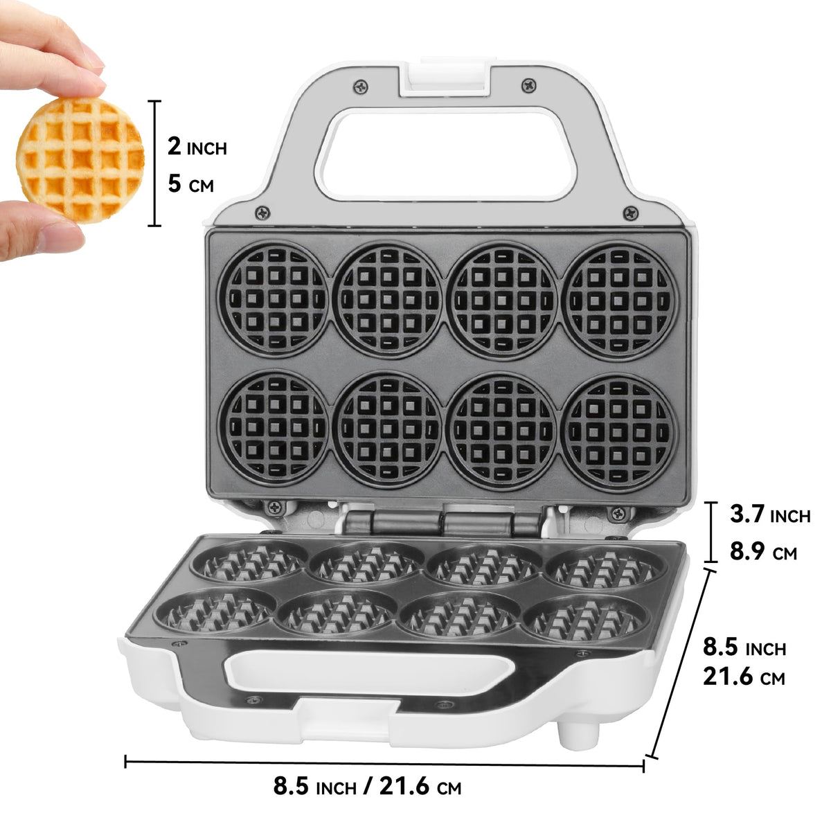 SugarWhisk mini waffle maker gift ready for birthdays and gatherings