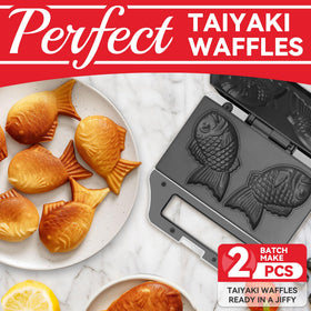 SugarWhisk Taiyaki waffle maker 3-minute cook for speedy mornings