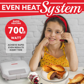 SugarWhisk Taiyaki waffle maker dual plates for two fish-shaped waffles