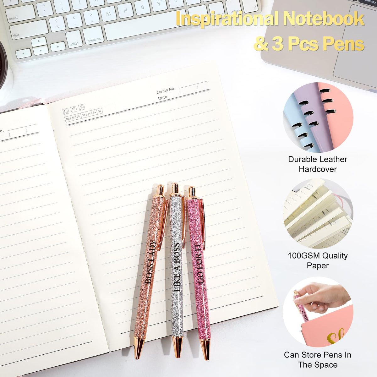 Suhctuptx three ballpoint pens set for smooth writing and planning.
