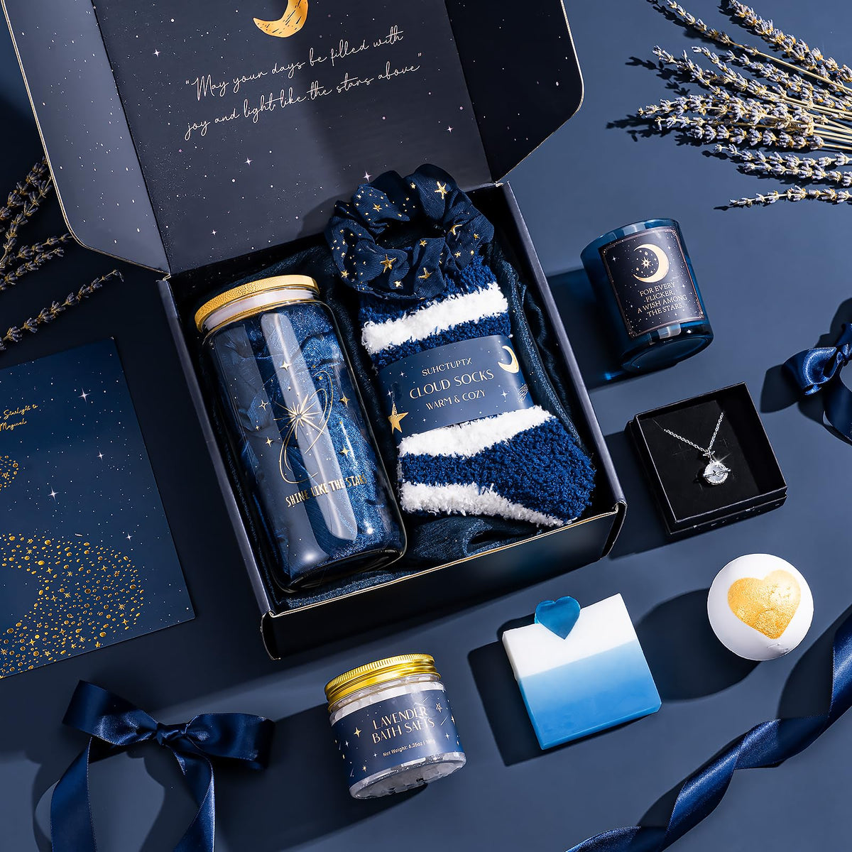 Suhctuptx Cosmic Necklace adds a celestial touch to any outfit.
