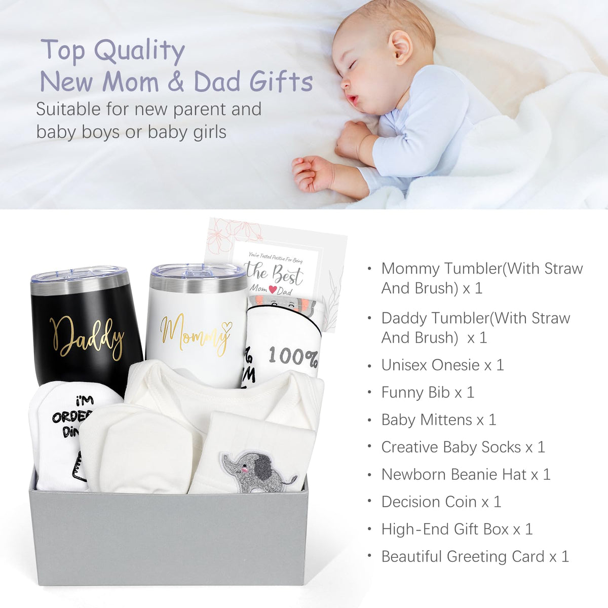 Suhctuptx expecting parents tumbler grey suits both parents for shared hydration