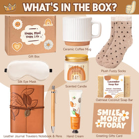 Suhctuptx gift basket plush socks: warm, fluffy socks for cozy moments.