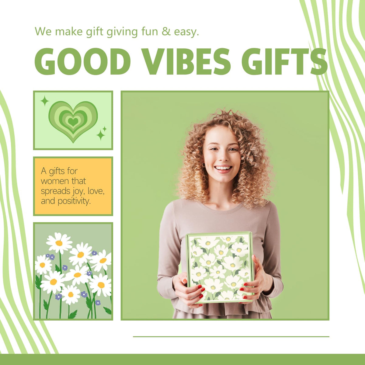 Suhctuptx gift box features a funny crochet pear for a playful surprise.
