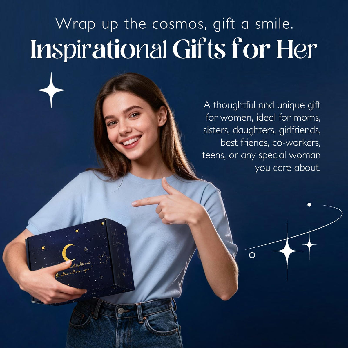 Suhctuptx deep blue gift box presents the full ensemble stylishly
