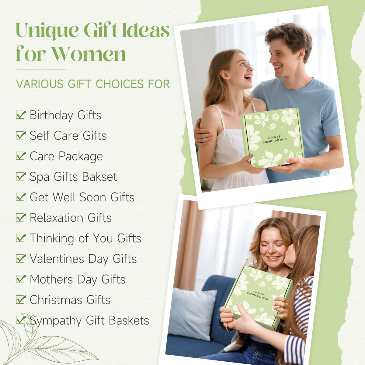 Suhctuptx Green Gift Box presents a thoughtful care package