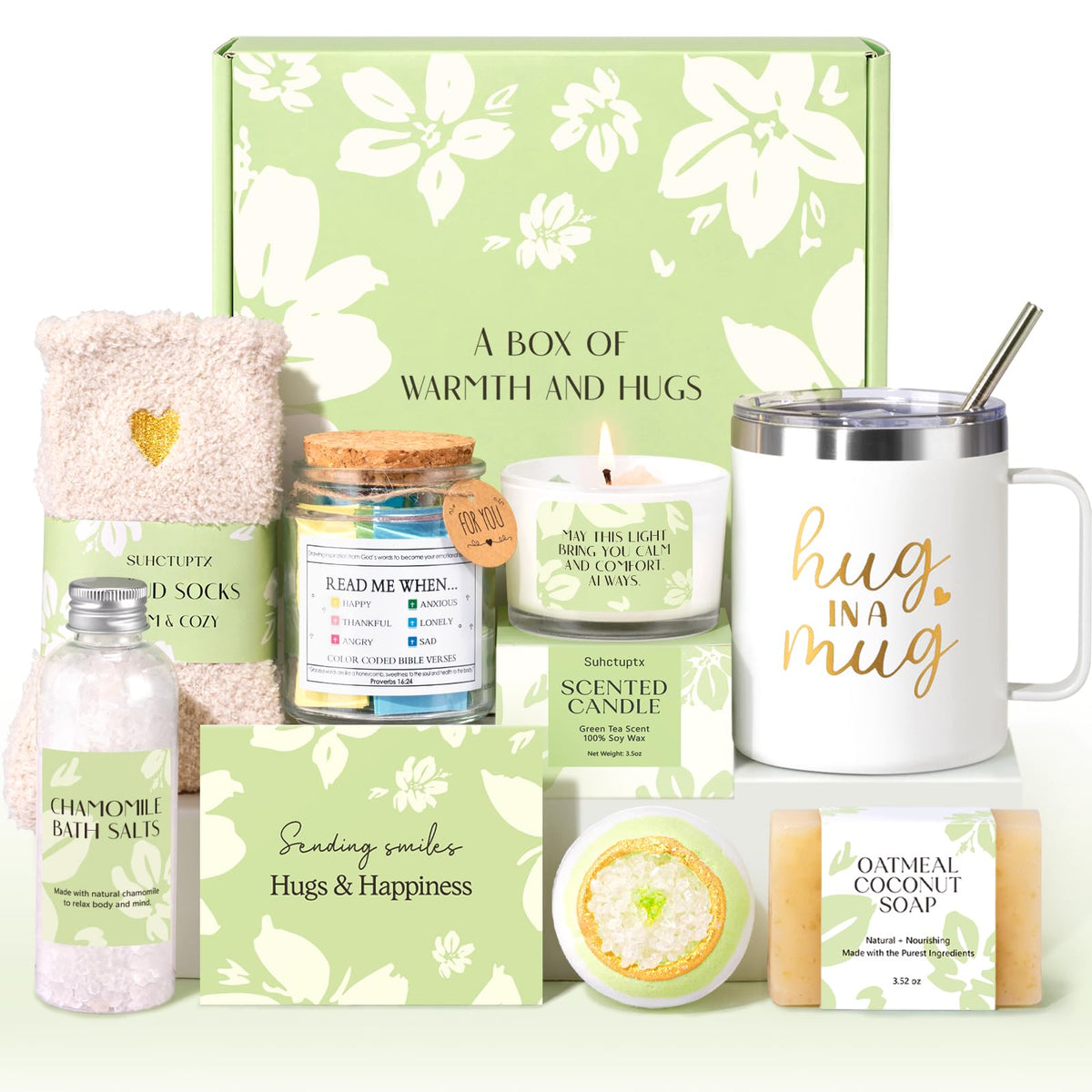 Suhctuptx Hug in a Mug tumbler keeps drinks warm for hours
