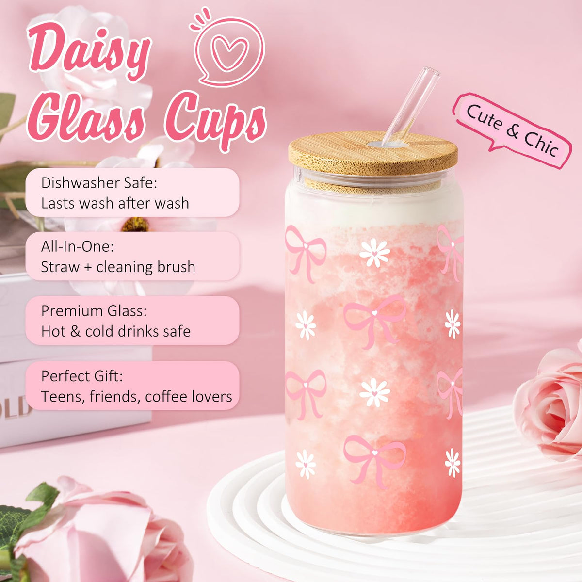 Suhctuptx rose scented candle for calming ambiance