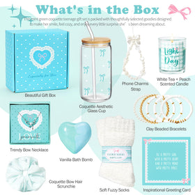 Suhctuptx teengirl white tea peach candle; soft aroma for cozy spaces