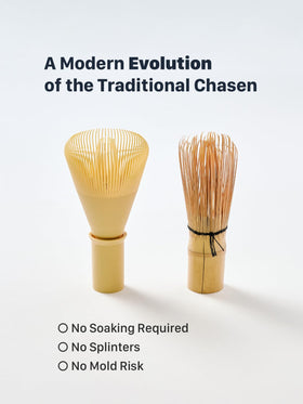 SUITENDO Resin Matcha Whisk ideal for latte and tea prep.