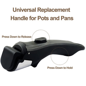 Suiwtin anti-slip PVC grip for pot handles prevents slips on oily cookware.