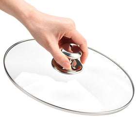 SUKABU clear-view lid lets you monitor cooking without heat loss