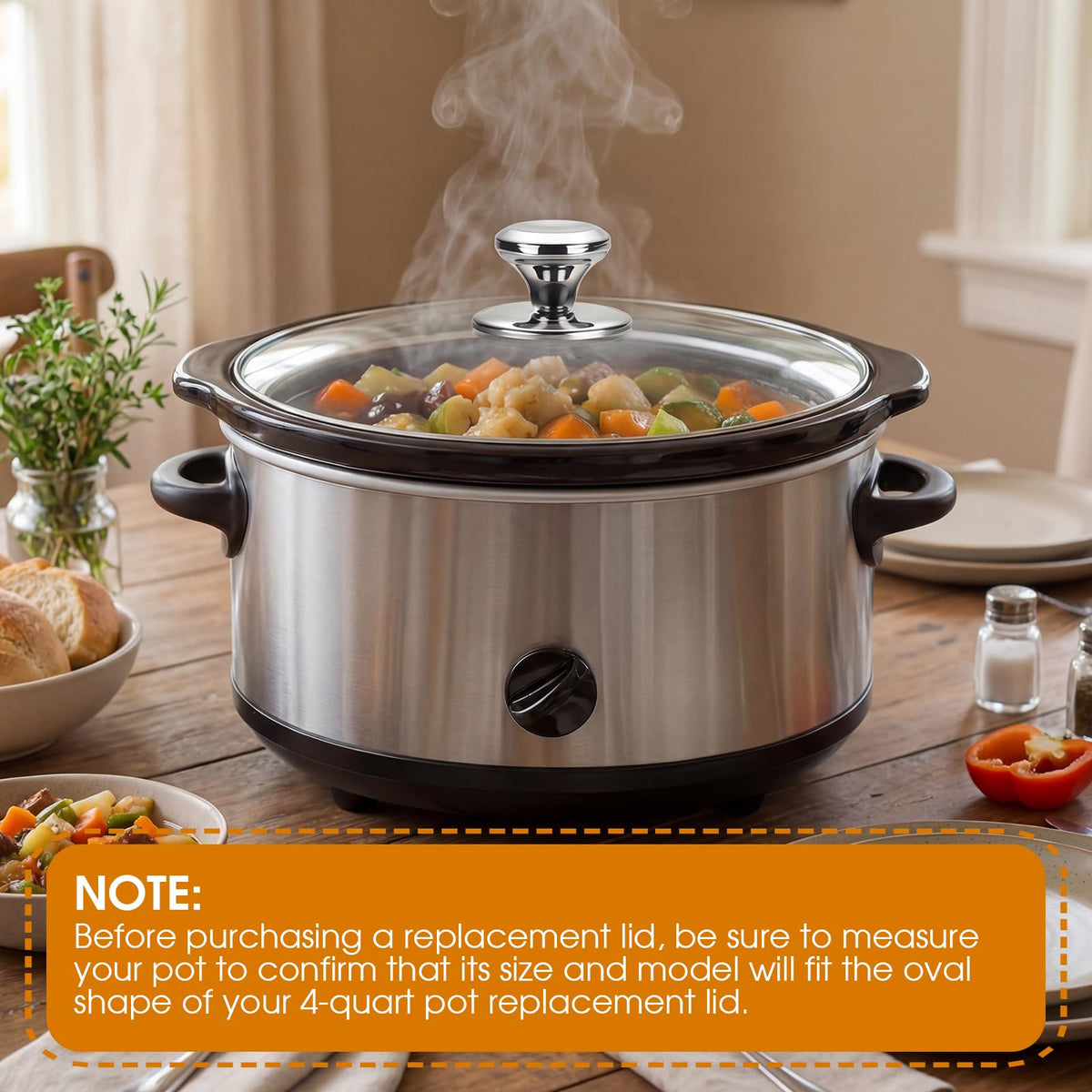SUKABU heat-resistant glass lid maintains moisture and flavor during simmering