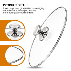 SUKABU dishwasher-safe oval glass lid 4qt for easy cleanup after meals