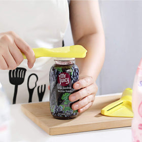 Sukiise compact size fits in a pocket for travel-ready bottle opening.