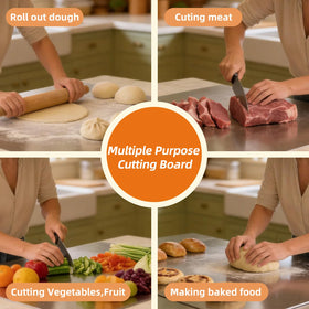 Sukinoonly SUS304 cutting-board cuts fruits on a clean surface.
