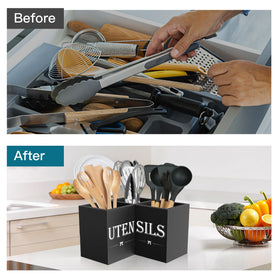 Suli durable wood finish offers long-lasting kitchen organization with natural look.