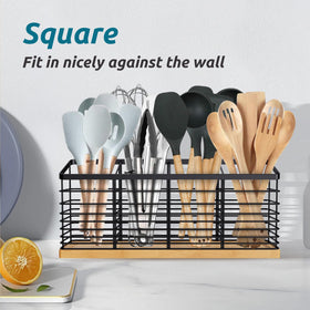 Suli durable metal cleans quickly after cooking sessions.