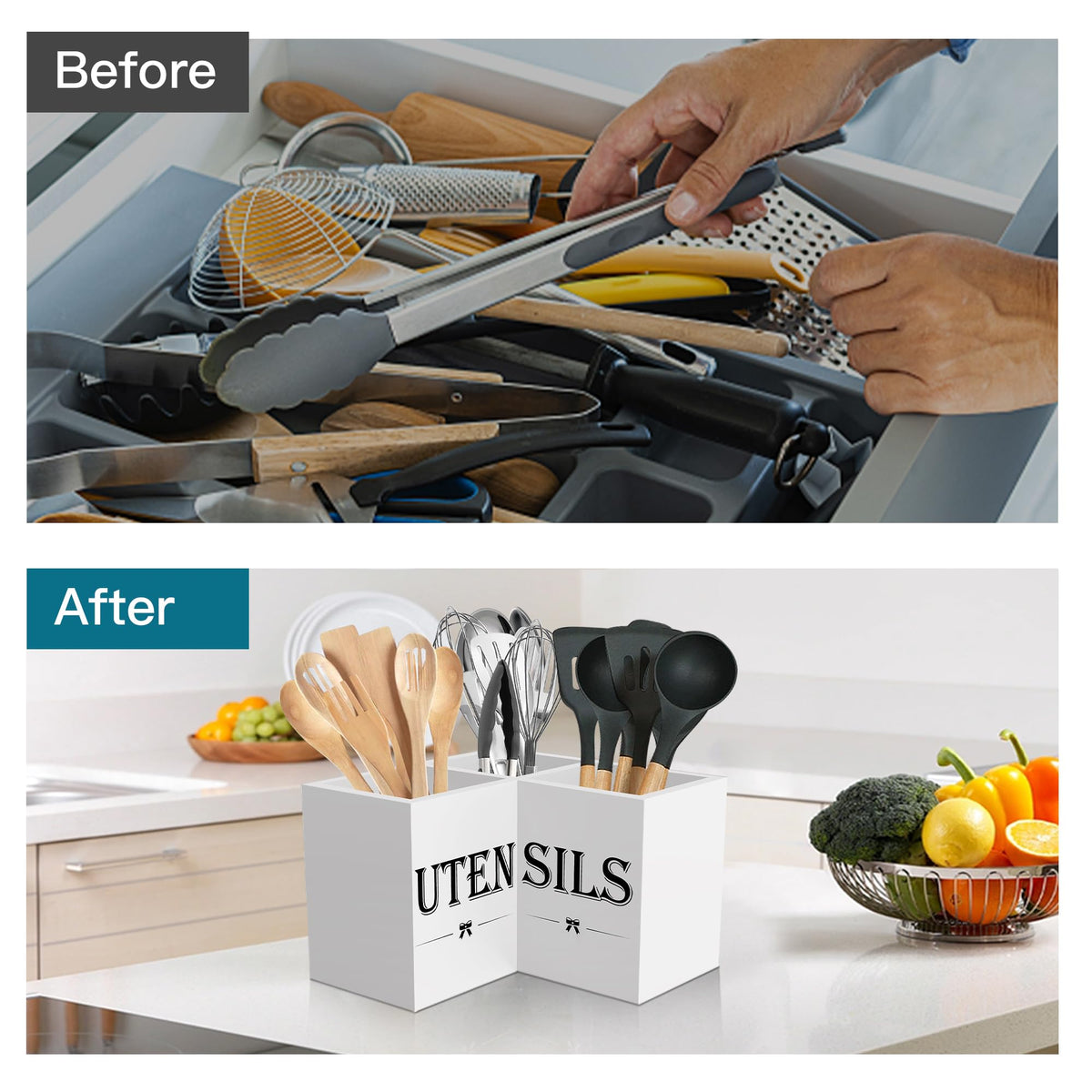 Suli gift ready utensil organizer for cooks and tidy homes.