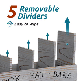 Suli removable divider in utensil holder for flexible storage