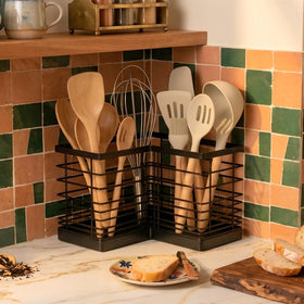 Suli space-saving organizer helps declutter busy kitchen spaces
