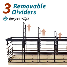 Suli wall-mount holes free counter space when needed.