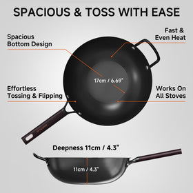 SUMEIGUAN clear-glass lid showcases ingredients while steaming.