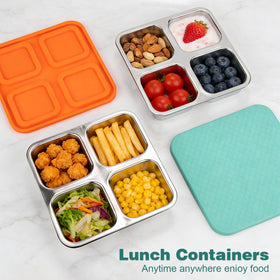 SUMERX compact 6.5 by 6.5 inch box fits easily in bags.